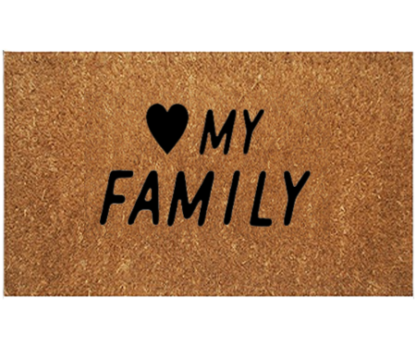 Love My Family Doormat