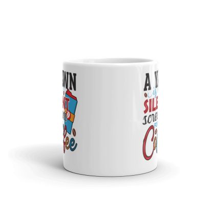 A Yawn is a Silent Scream for Coffee Mug - Image 3