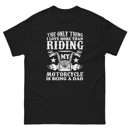 Motorcycle Dad - Biker Father T-Shirt