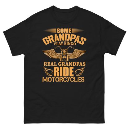 Real grandpa's ride motorcycles classic tee