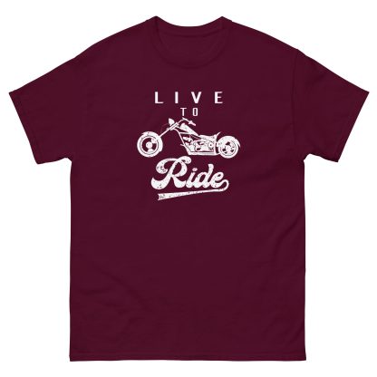 Live to ride classic tee - Image 2