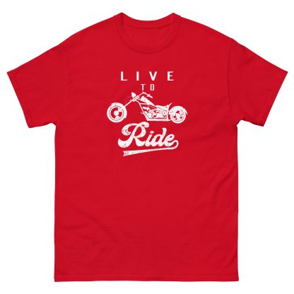 Live to ride classic tee - Image 4