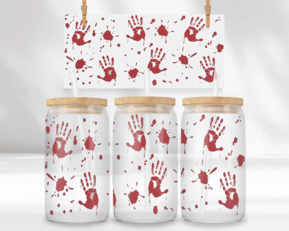 Bloody Horror Handprints