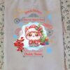 Personalized Christmas Kitten Gift Sack - North Pole Special Delivery