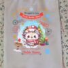 Personalized Owl Christmas Gift Sack - Wrapped in Love from Santa