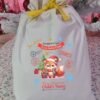 Personalized Fox Christmas Gift Sack - Wrapped in Love from Santa - Image 3