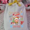Personalized Santa's Elf Christmas Gift Sack - Image 3
