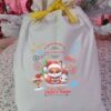 Personalized Fox and Bunny Christmas Gift Sack - North Pole Special Delivery - Image 3