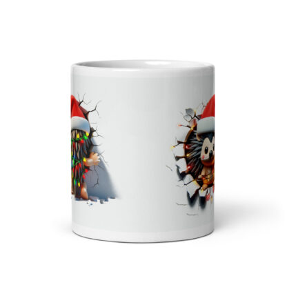 Festive Hedgehog Mug - Image 3