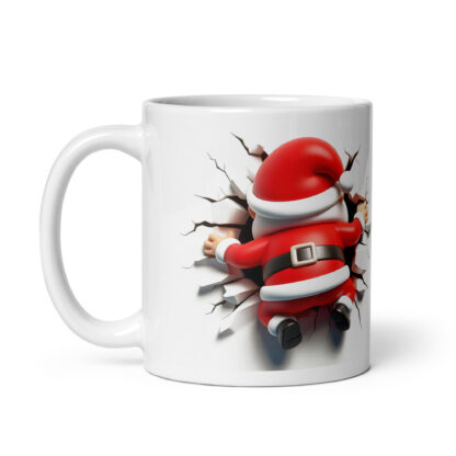 Santa breaks through Mug - Image 2