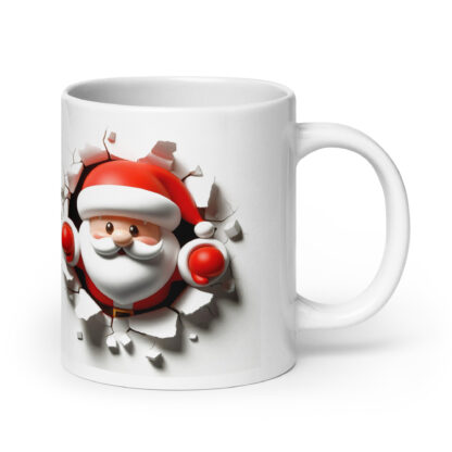 Santa breaks through Mug