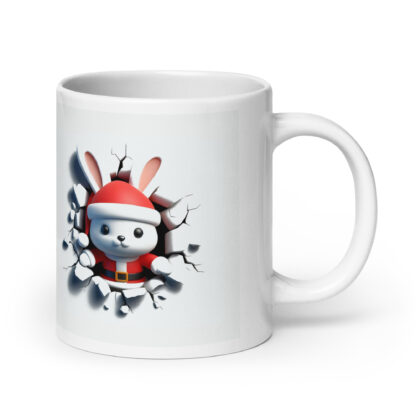 Rabbit Christmas mug