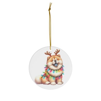 Chow Chow Festive Acrylic Christmas Ornament