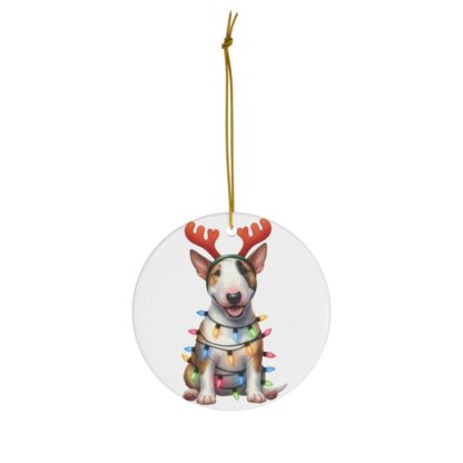 Bull Terrier Festive Acrylic Christmas Ornament