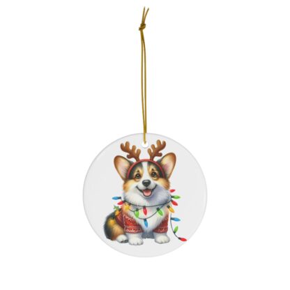 Cardigan Welsh Corgi Festive Acrylic Christmas Ornament