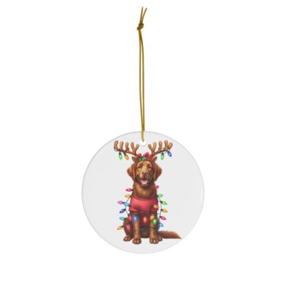 Chesapeake Bay Retriever Festive Acrylic Christmas Ornament