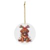 Festive French Mastiff Acrylic Ornament