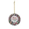 Merry Christmas 2024 Village Acrylic Ornament