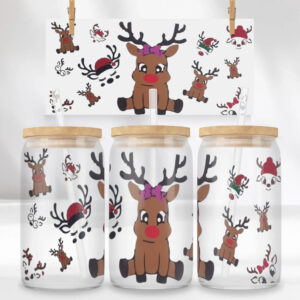 Adorable Reindeer Tumbler