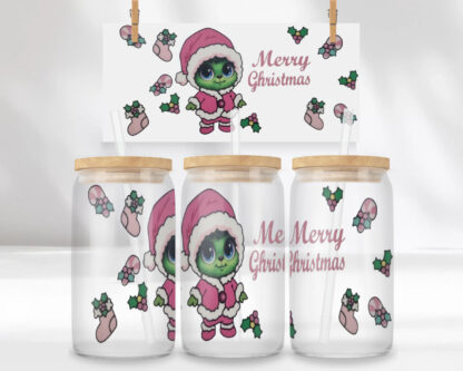 Merry Christmas Monster Tumbler