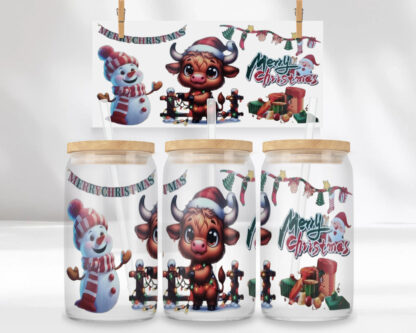 Christmas Baby Cow Tumbler