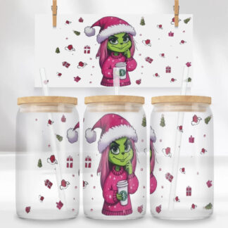 Festive Christmas Monster Tumbler