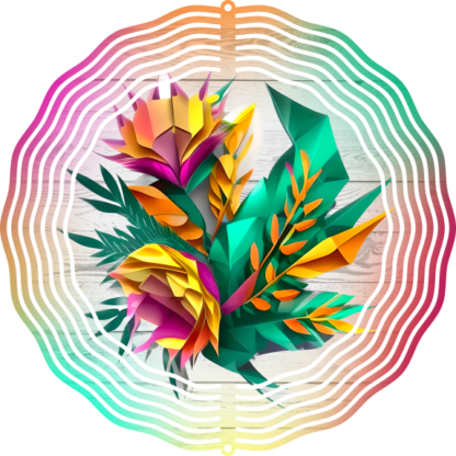 Prism Bloom Wind Spinner