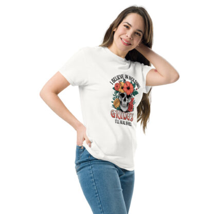 Holding Grudges Floral Skull Tee - Image 4