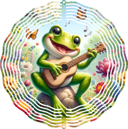 Jammin' Frog Wind Spinner