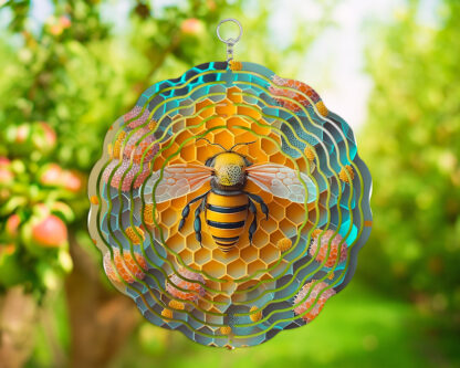 Honeybee Harmony Wind Spinner - Image 2