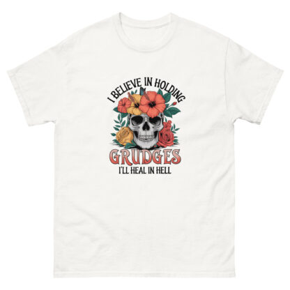 Holding Grudges Floral Skull Tee